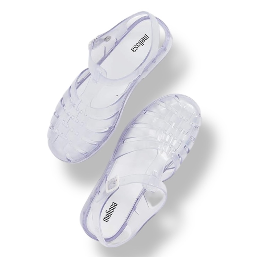 Melissa Possession clear jelly fisherman sandals 10 new scented